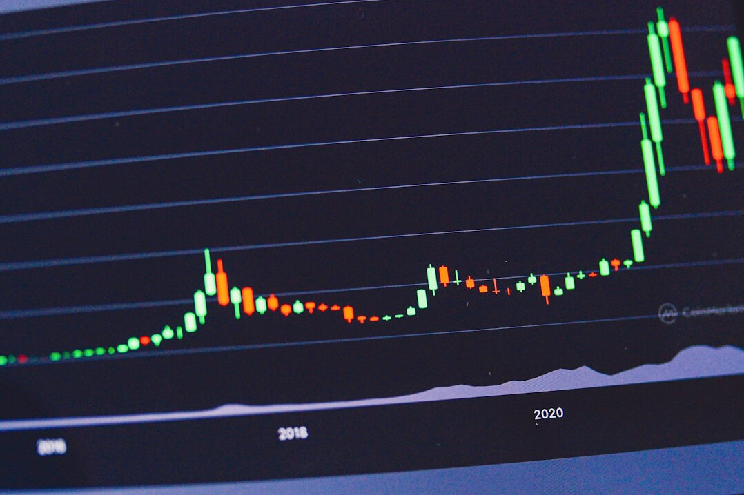 data analysis charts on screen