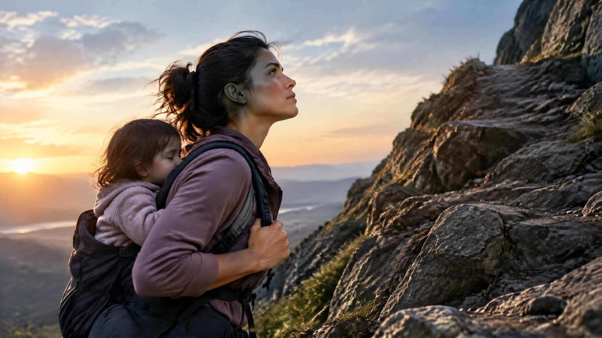 woman facing challenge